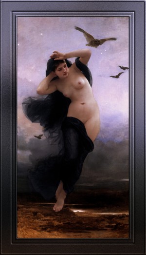 La Nuit by William-Adolphe Bouguereau Old Masters Reproduction